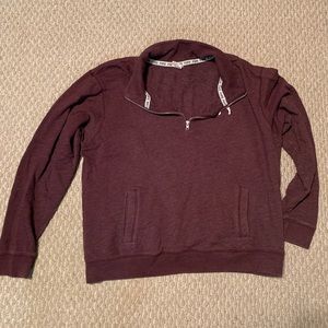 Pink Zip Sweatshirt